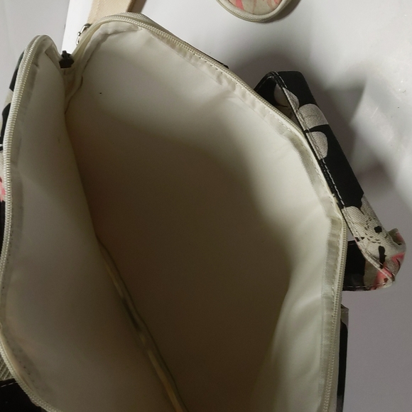 Floral canvas laptop bag - Picture 5 of 7